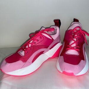 BRAND NEW Stella McCartney Pink/Red Sneakers Size 39